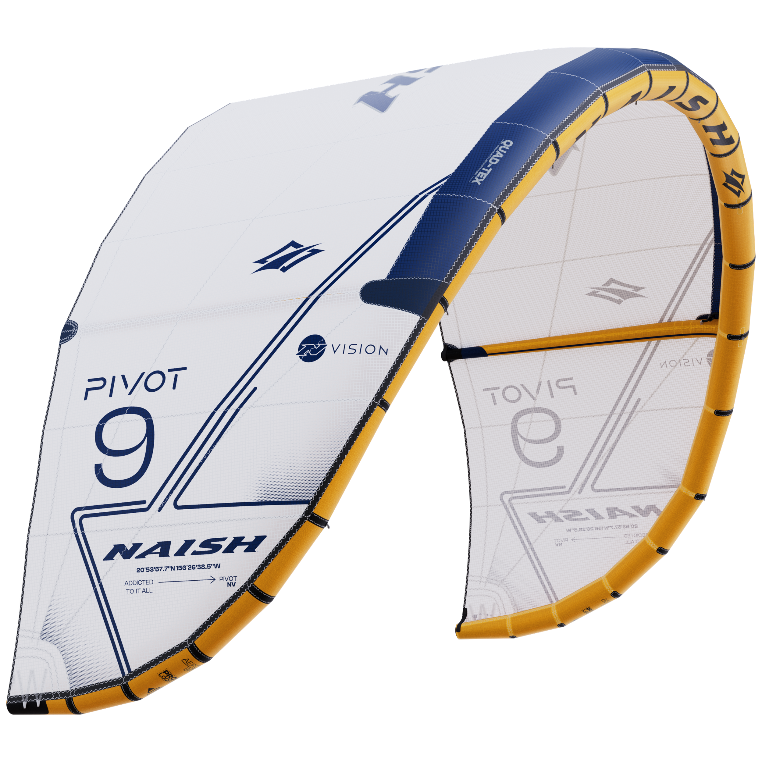 Naish Pivot NVision 2026 Kite — side view