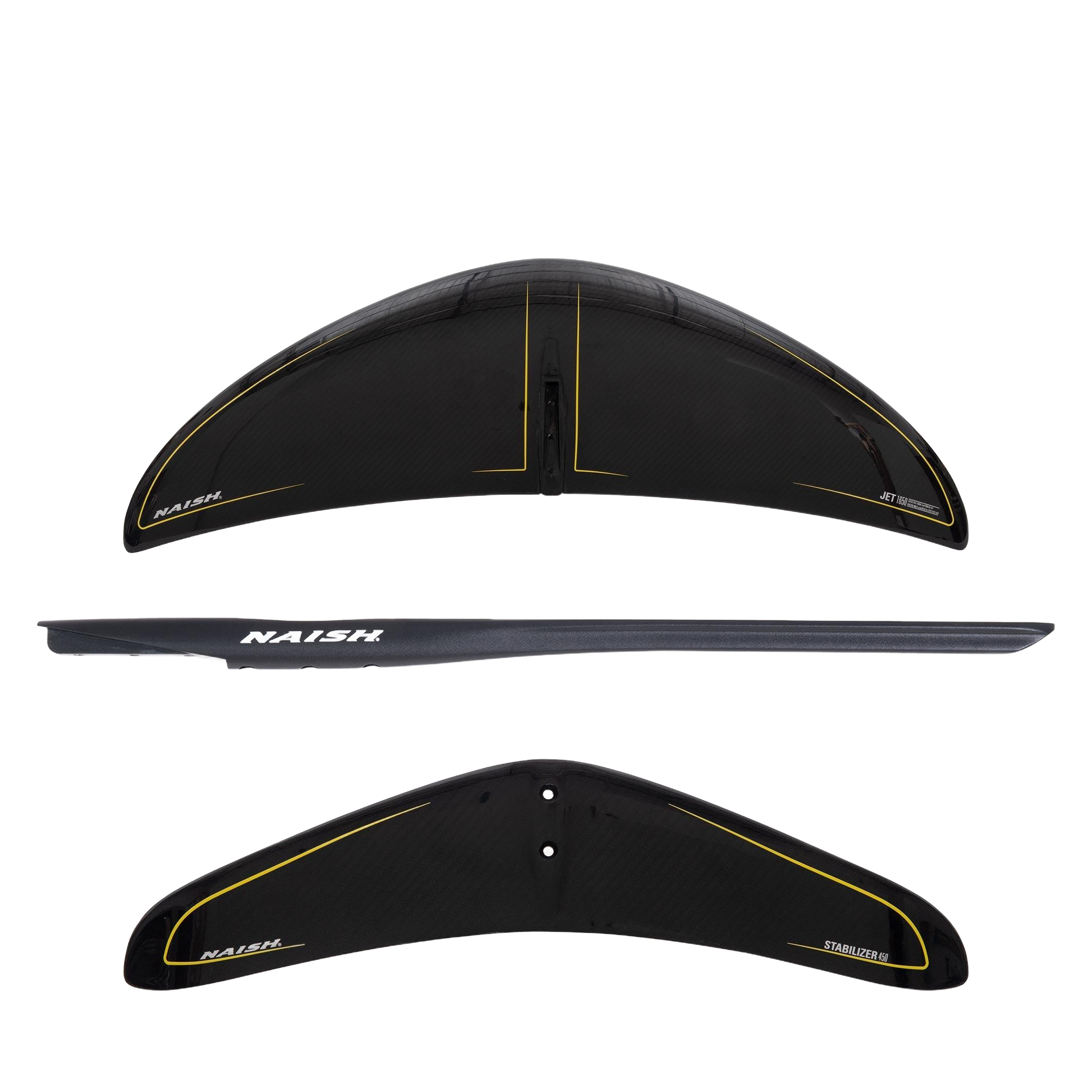 Naish S27 Jet Foil Semi-Complete Hydrofoil — construction detail
