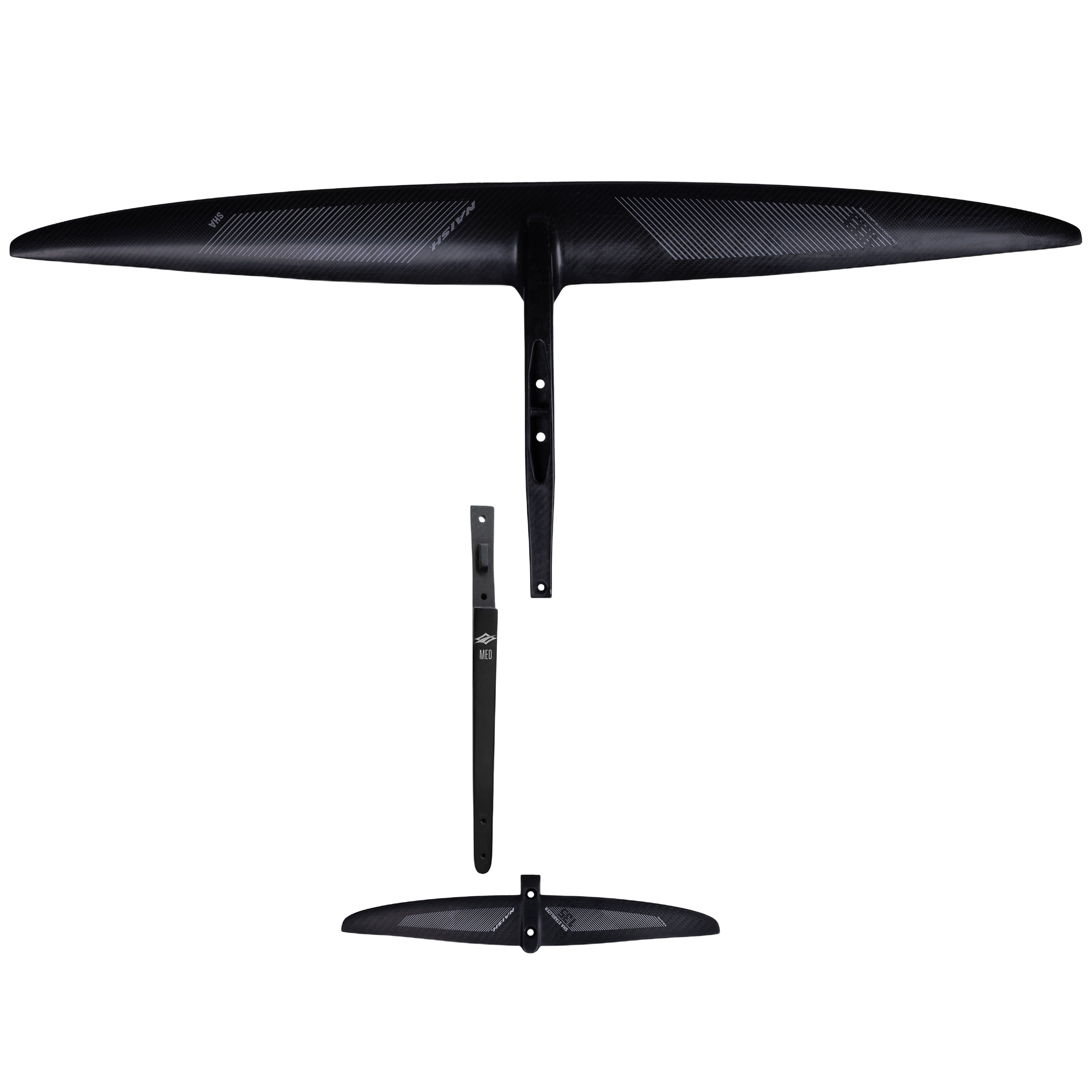 Naish SHA Foil Semi Complete Hydrofoil — in action on the water