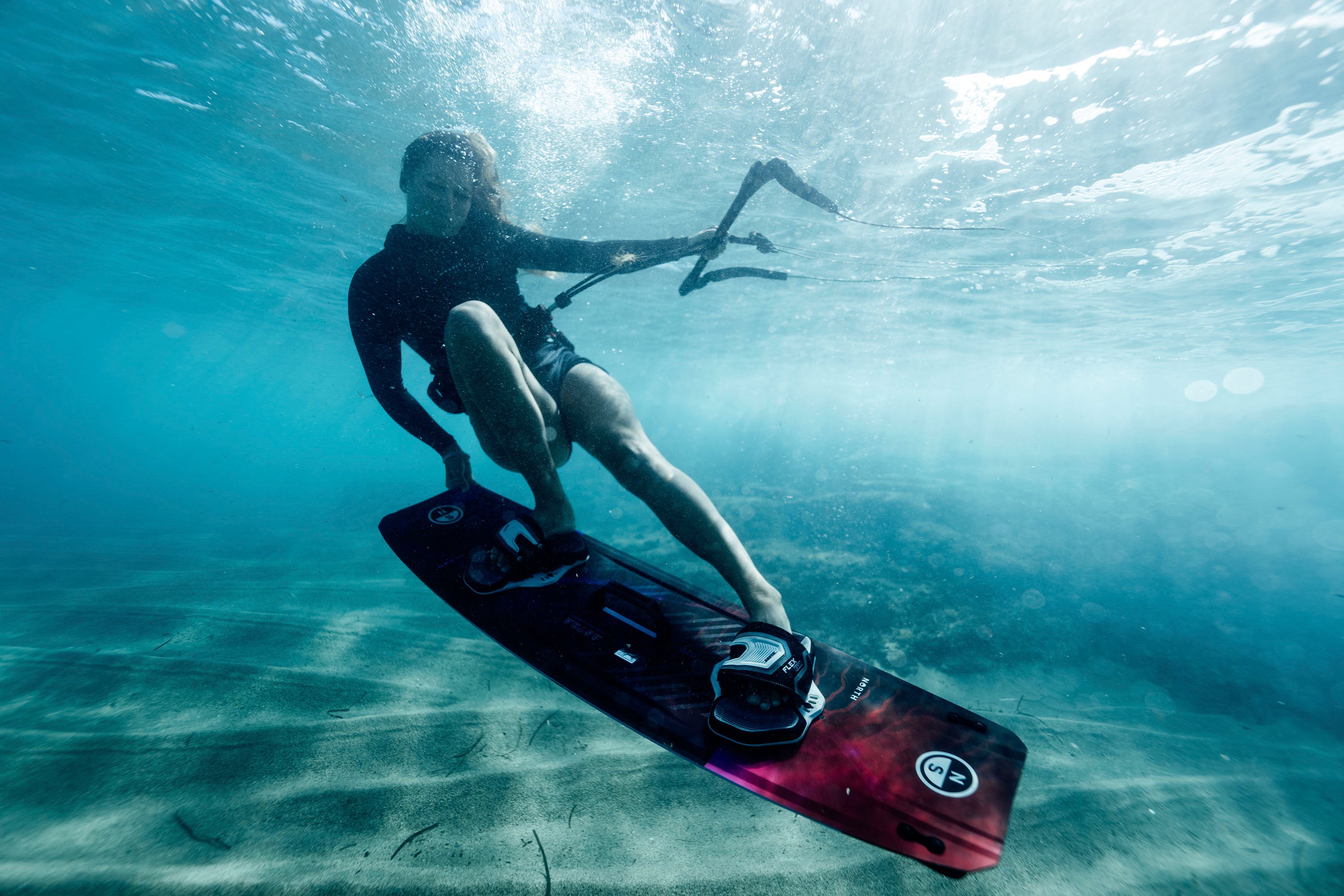 North Astra TT Board Kiteboard — top view