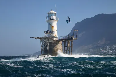 North Atmos TT Board Kiteboard — in action on the water