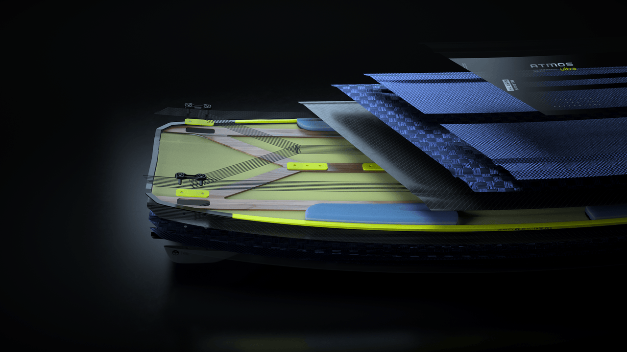 North Atmos Ultra TT Board Kiteboard — close-up
