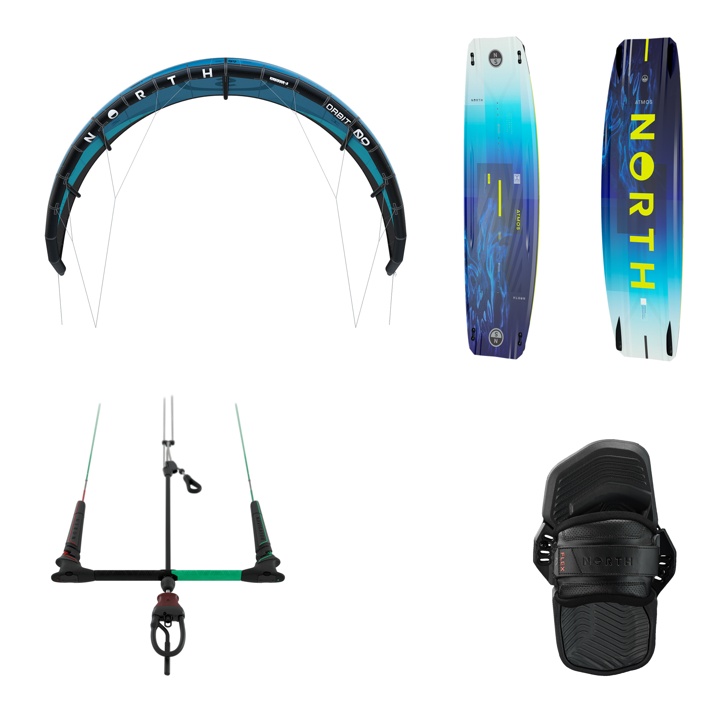 Кайт North Big Air Essential Kite Set — side view