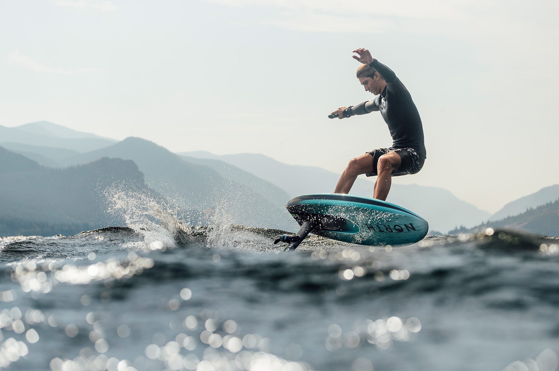 North Boost Foil Board Hydrofoil — top view