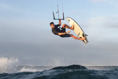 North Cross Surfboard Kiteboard — in action on the water