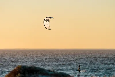 North Echo Pro Board Kiteboard — in action on the water