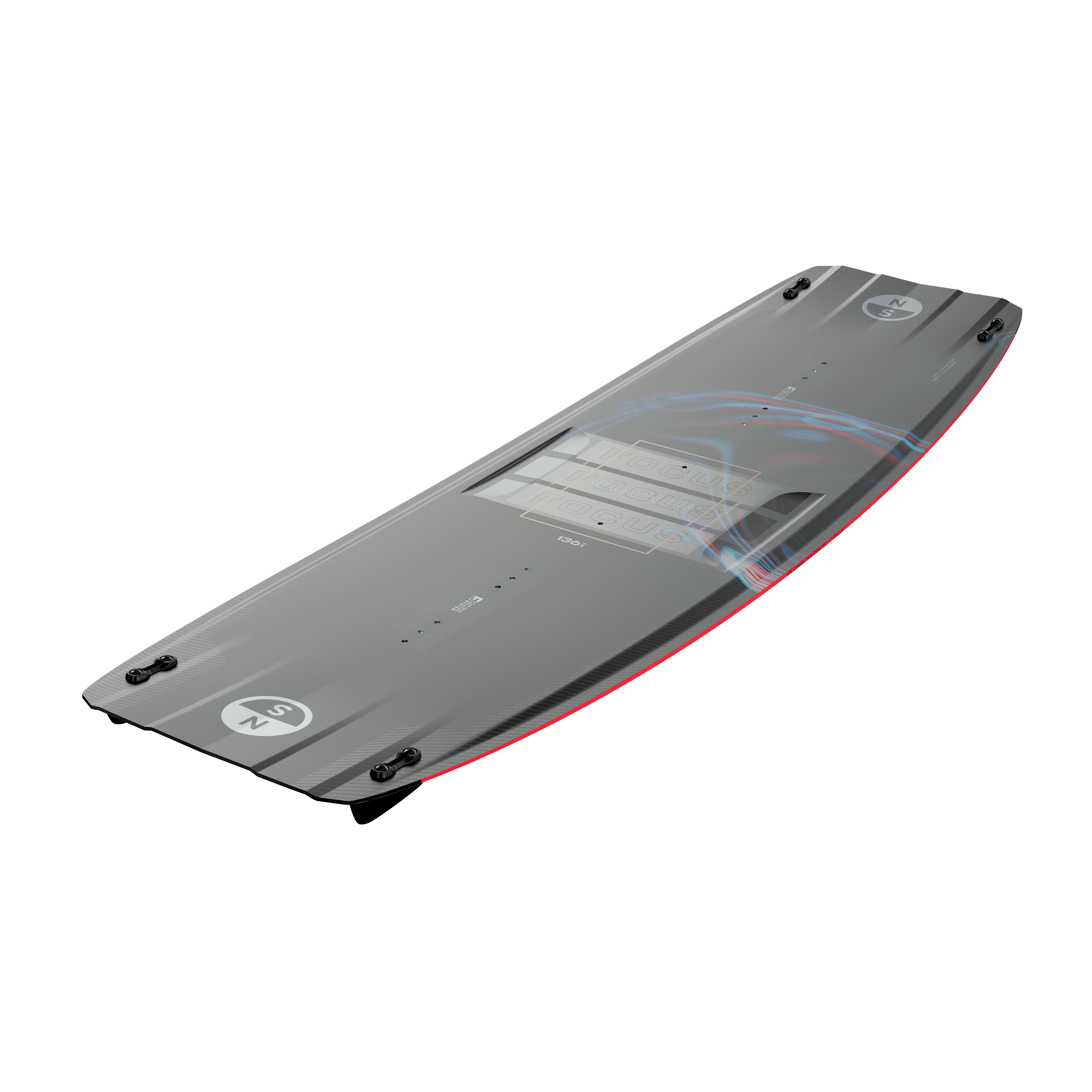 North Focus Hybrid TT Board Kiteboard — top view