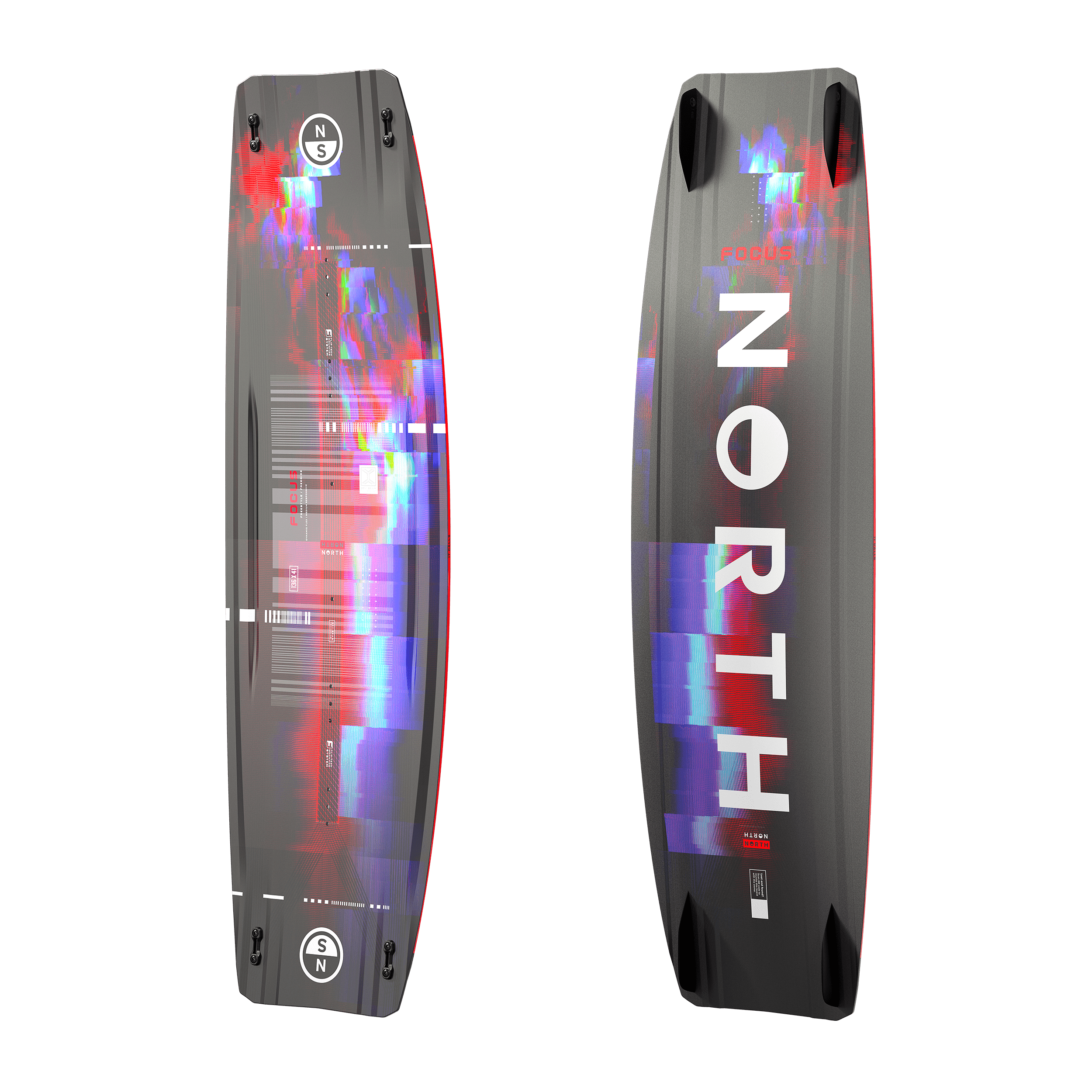 North Focus Hybrid TT Board Kiteboard — side view