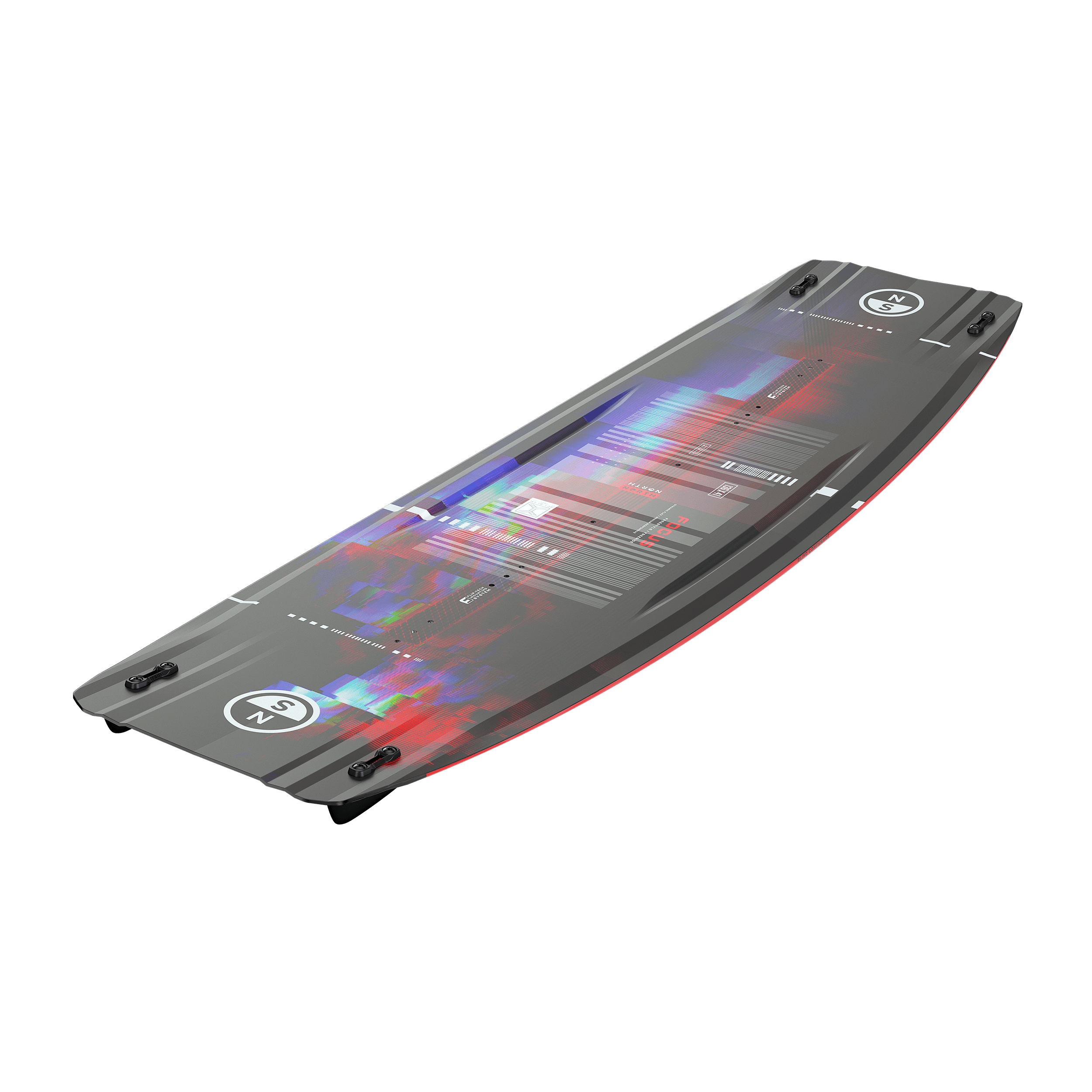 North Focus Hybrid TT Board Kiteboard — top view
