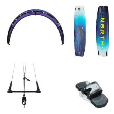 North Freeride Kite Set Kite — side view