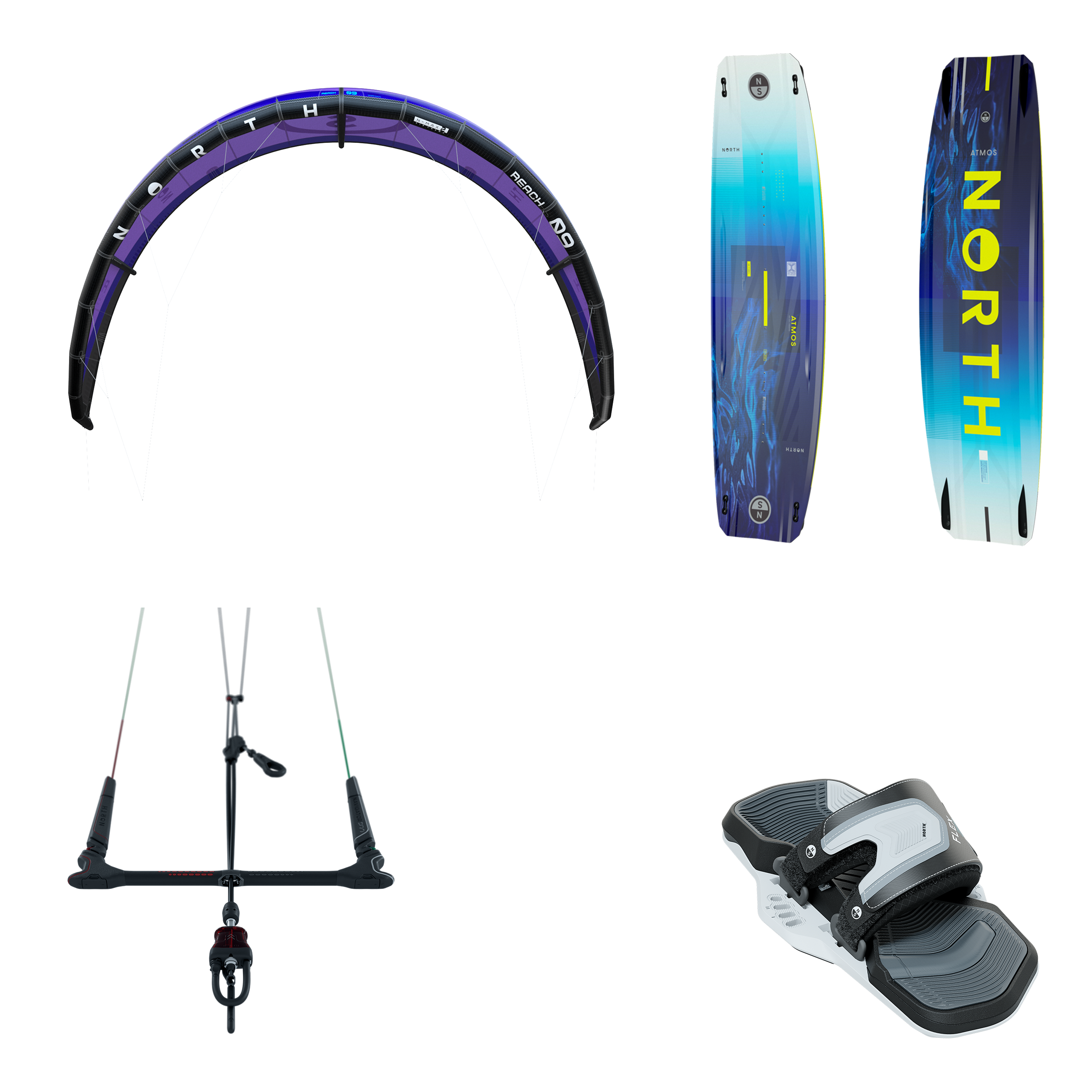 Кайт North Freeride Kite Set — side view