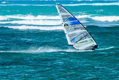 Виндсёрфинг North North Freespeed GEN2 Sail — вид сверху