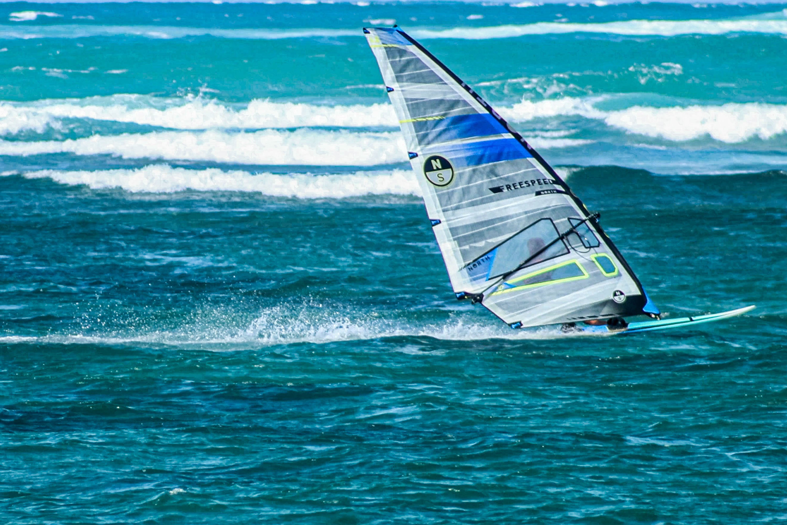 Виндсёрфинг North North Freespeed GEN2 Sail — вид сверху