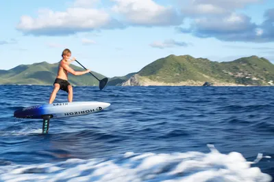 North Horizon Downwind Foil Board Hydrofoil — in action on the water