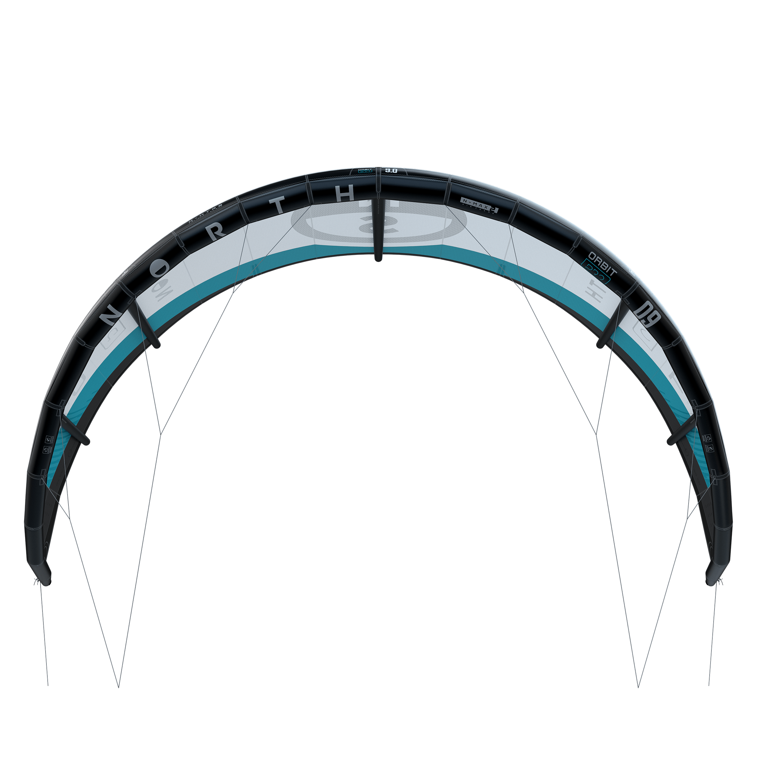 Кайт North Orbit Pro Kite — вид сбоку