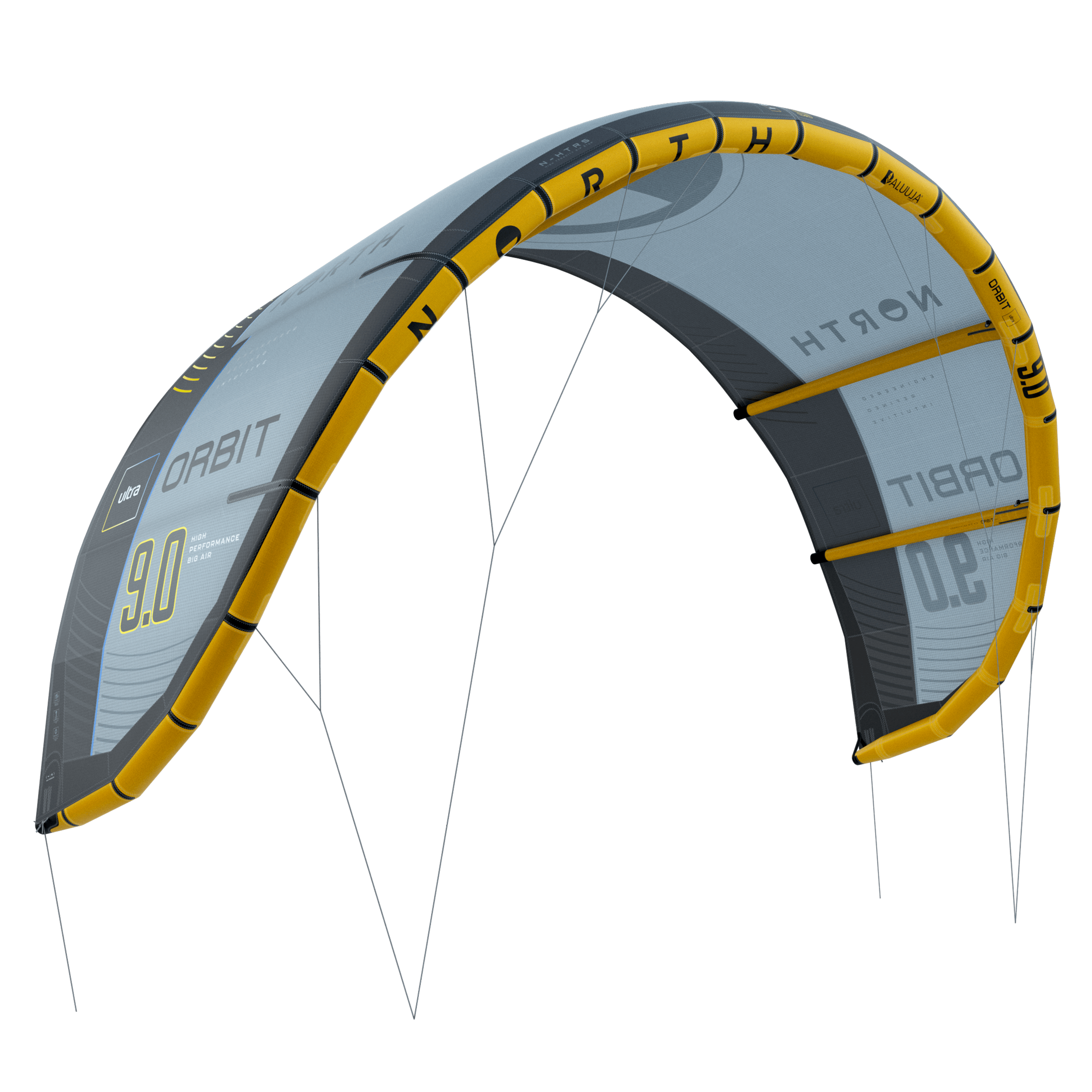 Кайт North Orbit Ultra Kite — вид сверху