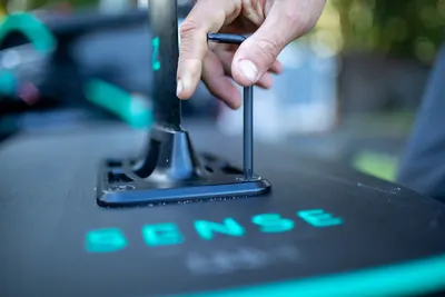 North Sense Foil Board Hydrofoil — in action on the water