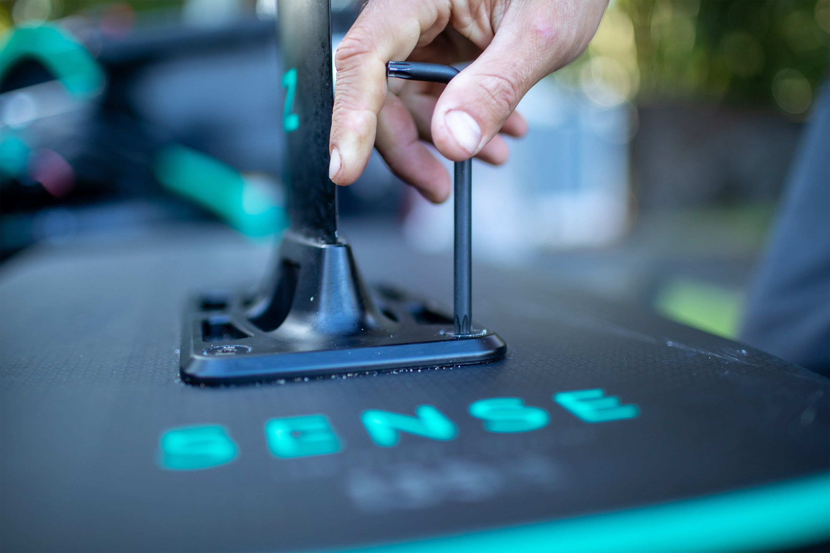 North Sense Foil Board Hydrofoil — in action on the water