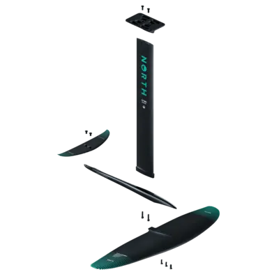 North Sonar Prime Edition Kiteboard — side view