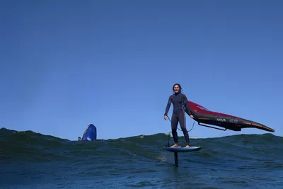 North Sonar Prime Edition Kiteboard — in action on the water