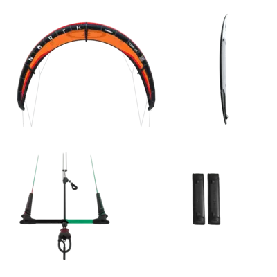 North Surf Essential Kite Set 2026 Kite — side view