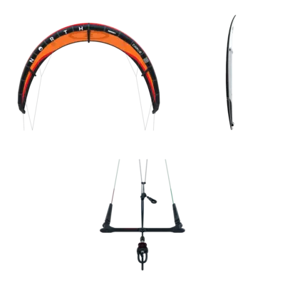 North Surf Kite Set 2026 Kite — side view