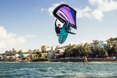 North Swell Pro Foil Board Hydrofoil — in action on the water
