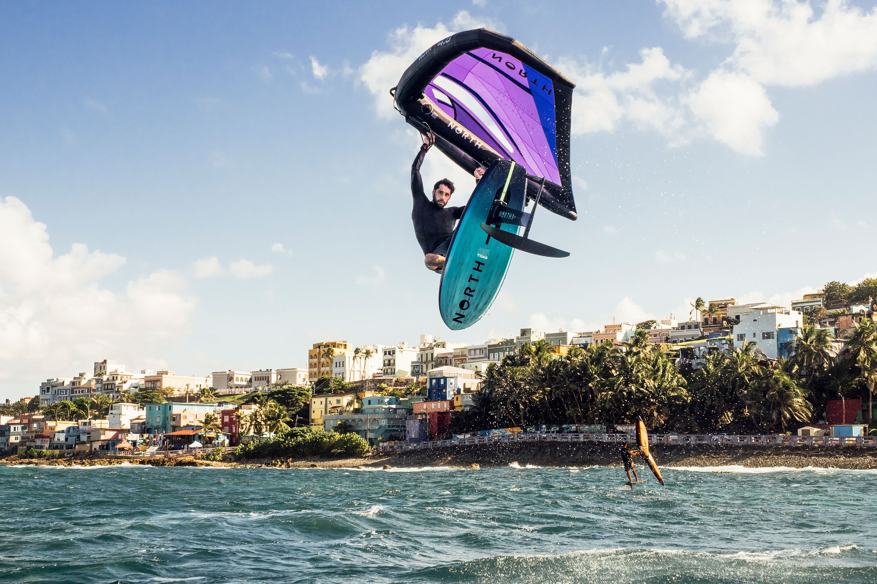 Гидрофойл North Swell Pro Foil Board — в работе на воде