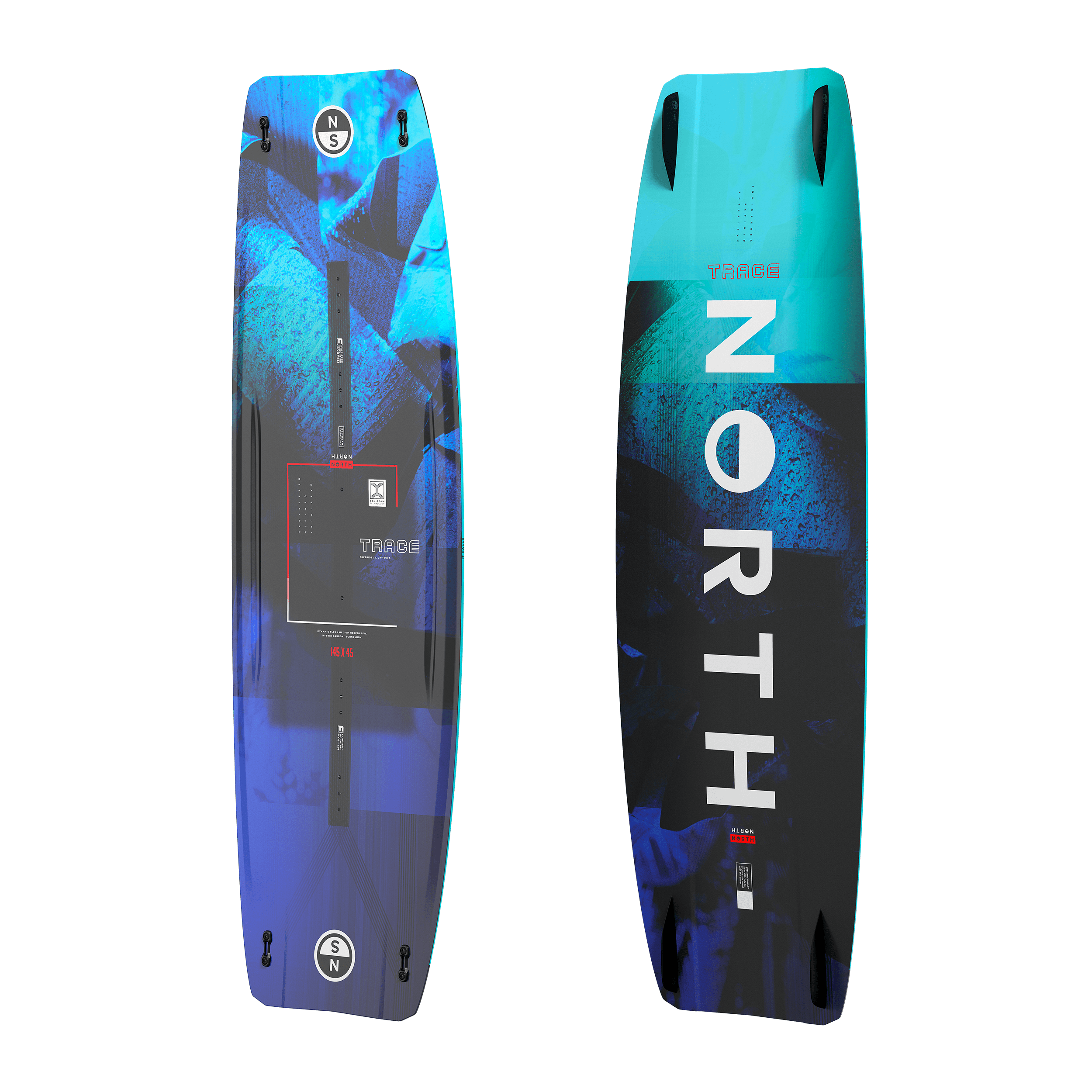 North Trace TT Board Kiteboard — side view