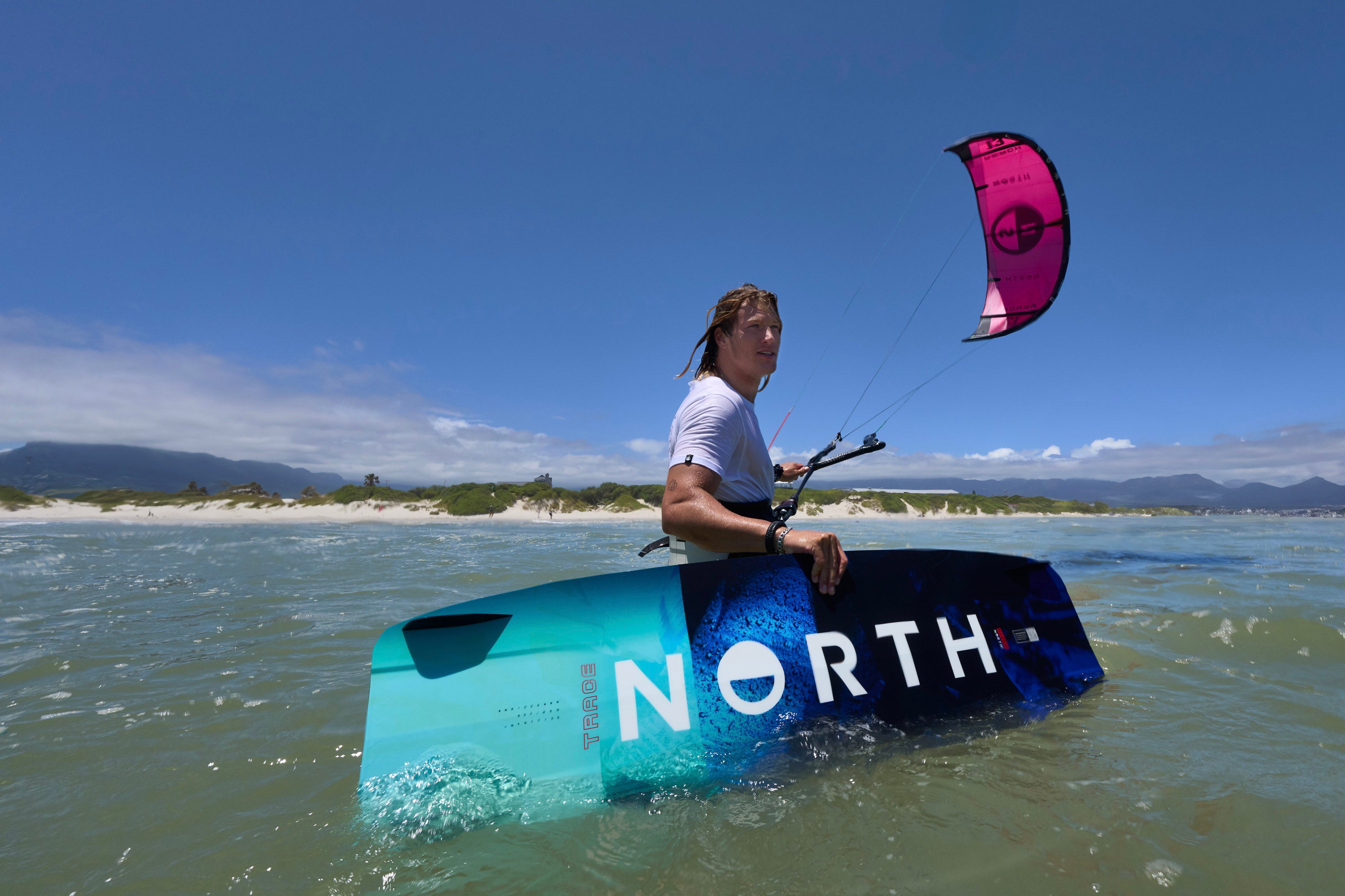 North Trace TT Board Kiteboard — close-up