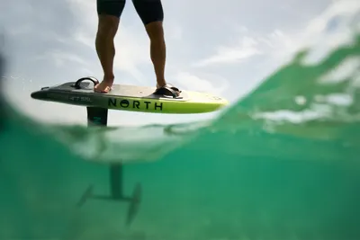 North Vector Race Foil Board Hydrofoil — in action on the water
