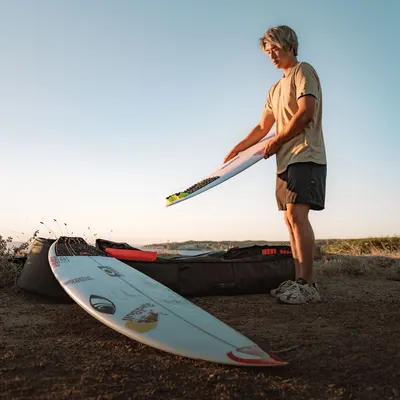 Чехол Ocean & Earth APEX Shortboard Travel Cover - 2 Board — вид сбоку