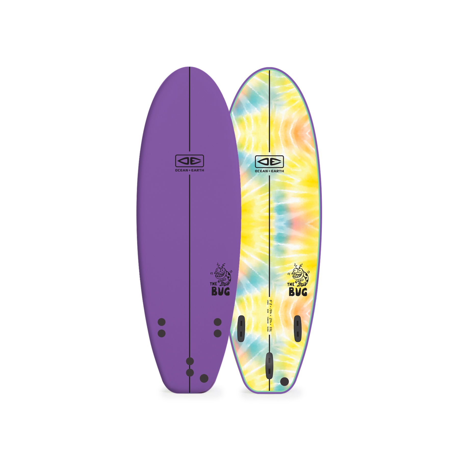 Сёрф-доска Ocean & Earth Bug Softboard 5'2"