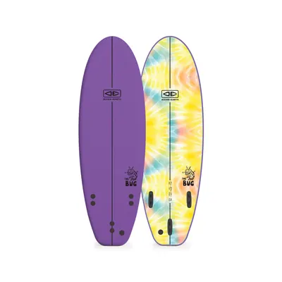 Сёрф-доска Ocean & Earth Bug Softboard 5'6" — в работе на воде