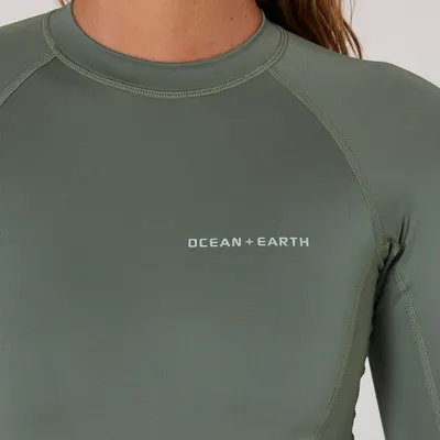 Одежда Ocean & Earth Girls Oceana Long Sleeve Back Zip Lycra Suit — детали конструкции