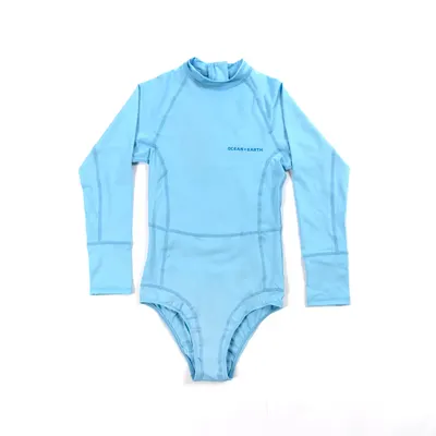 Одежда Ocean & Earth Girls Oceana Long Sleeve Back Zip Lycra Suit — вид сверху