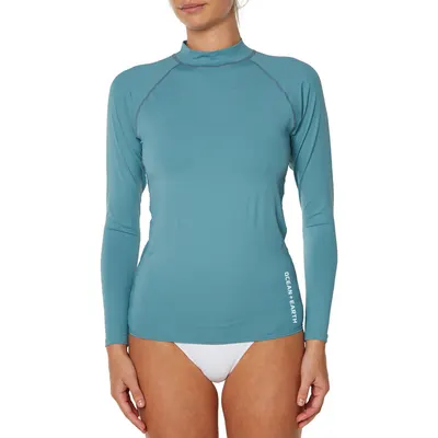 Гидрокостюм Ocean & Earth Girls Waves Long Sleeve Rash Vest — вид сбоку