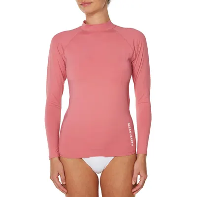 Гидрокостюм Ocean & Earth Girls Waves Long Sleeve Rash Vest — детали конструкции