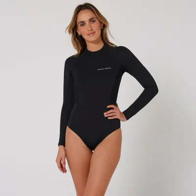 Одежда Ocean & Earth Ladies Oceana Long Sleeve Back Zip Lycra Suit