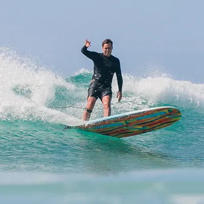 Сёрф-доска Ocean & Earth The General Epoxy Softboard 7'0" — в работе на воде