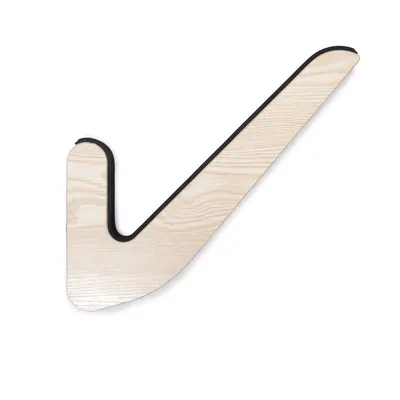 Комплектующие Ocean & Earth Longboard Timber Wall Display Rack — вид сбоку
