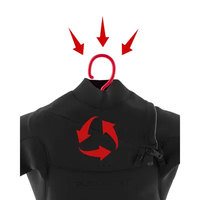 Гидрокостюм Ocean & Earth Quick Dry Wetsuit Hanger — вид сверху