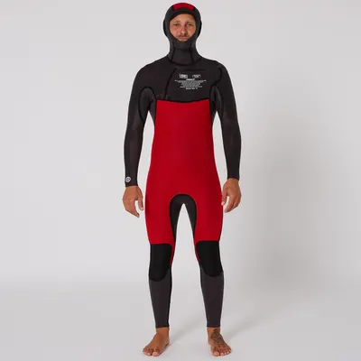 Гидрокостюм Ocean & Earth Mens Free Flex Hooded Chest-Zip Steamer - 5/4mm — крупный план