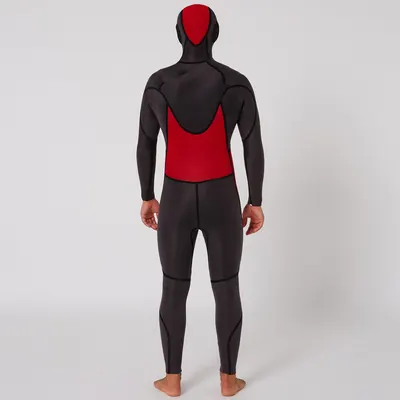 Гидрокостюм Ocean & Earth Mens Free Flex Hooded Chest-Zip Steamer - 5/4mm — в работе на воде