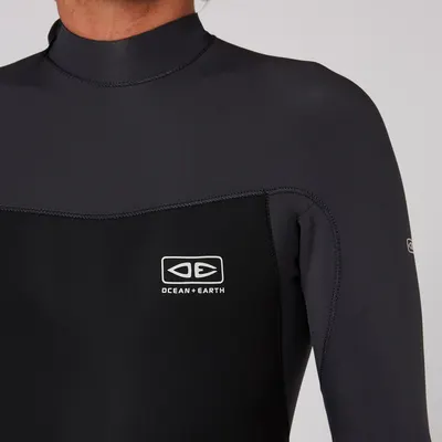 Гидрокостюм Ocean & Earth Mens Free Flex LS Back Zip Spring - 2/2mm — крупный план