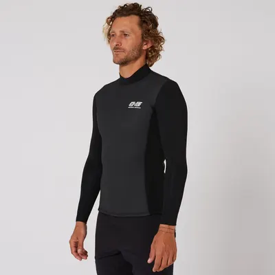 Гидрокостюм Ocean & Earth Heritage Back Zip Long Sleeve Vest - 1.5mm — крупный план