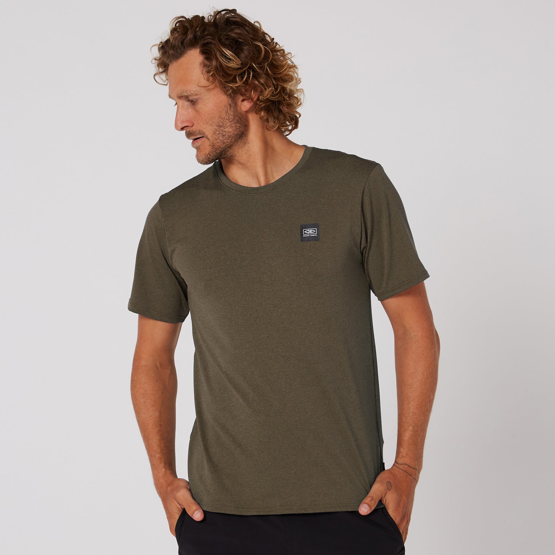 Гидрокостюм Ocean & Earth Mens Surf Short Sleeve Rash Shirt