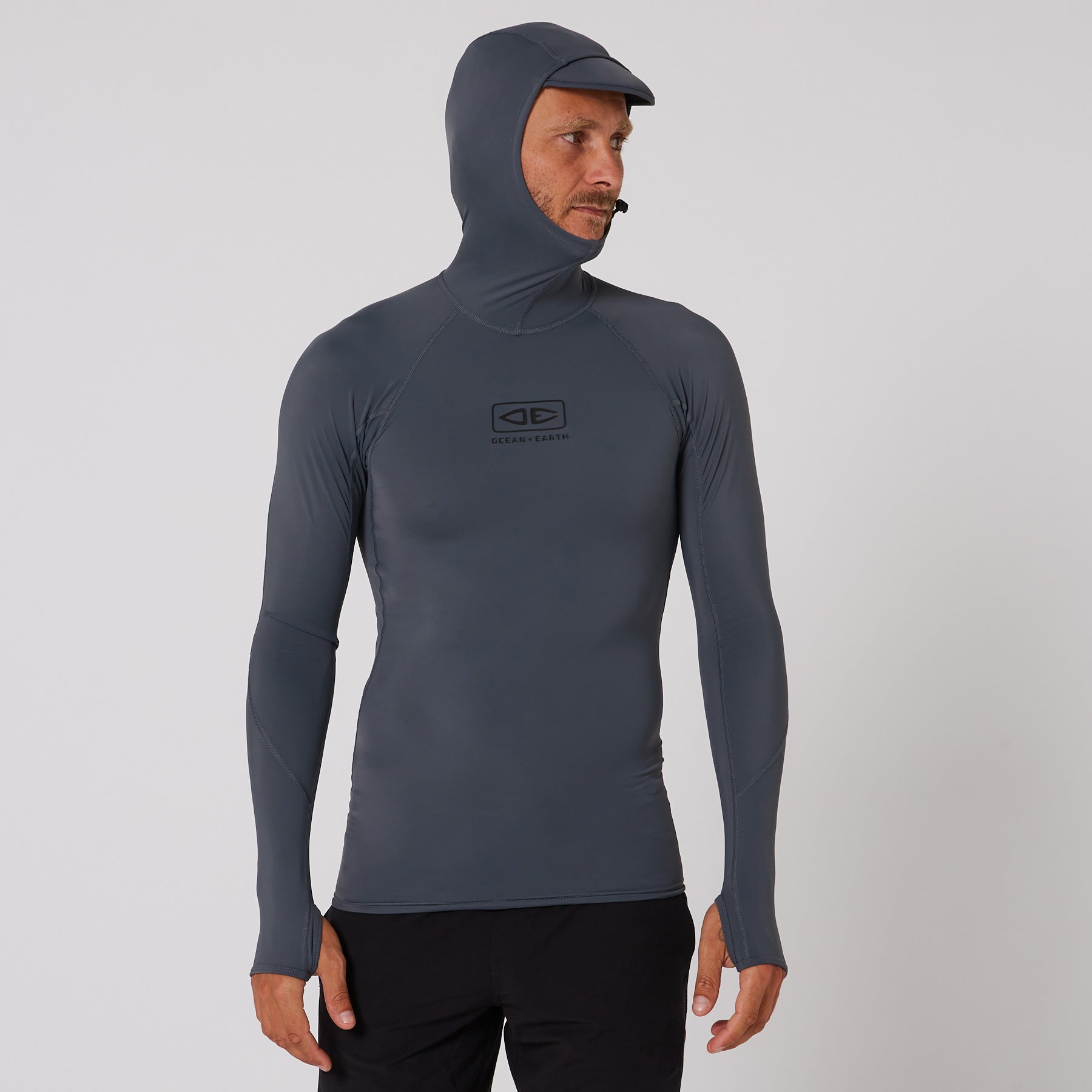 Гидрокостюм Ocean & Earth Mens Tropic Hooded Long Sleeve Rash Shirt