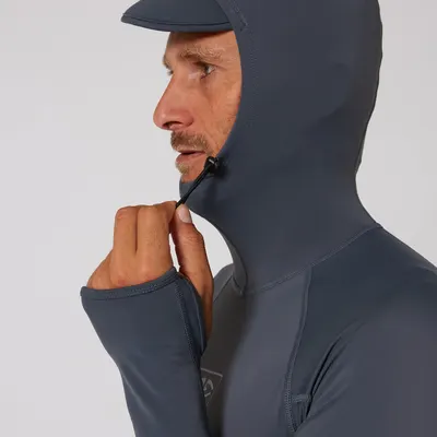 Гидрокостюм Ocean & Earth Mens Tropic Hooded Long Sleeve Rash Shirt — детали конструкции