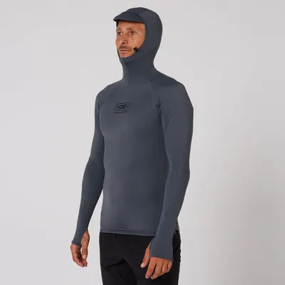 Гидрокостюм Ocean & Earth Mens Tropic Hooded Long Sleeve Rash Shirt — крупный план